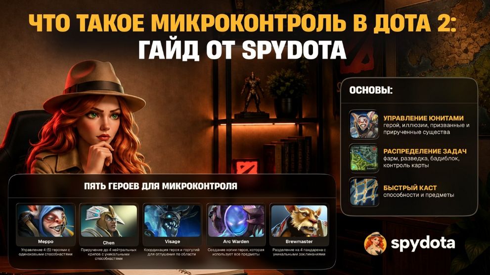 Что такое микроконтроль в Дота 2: гайд от SpyDota