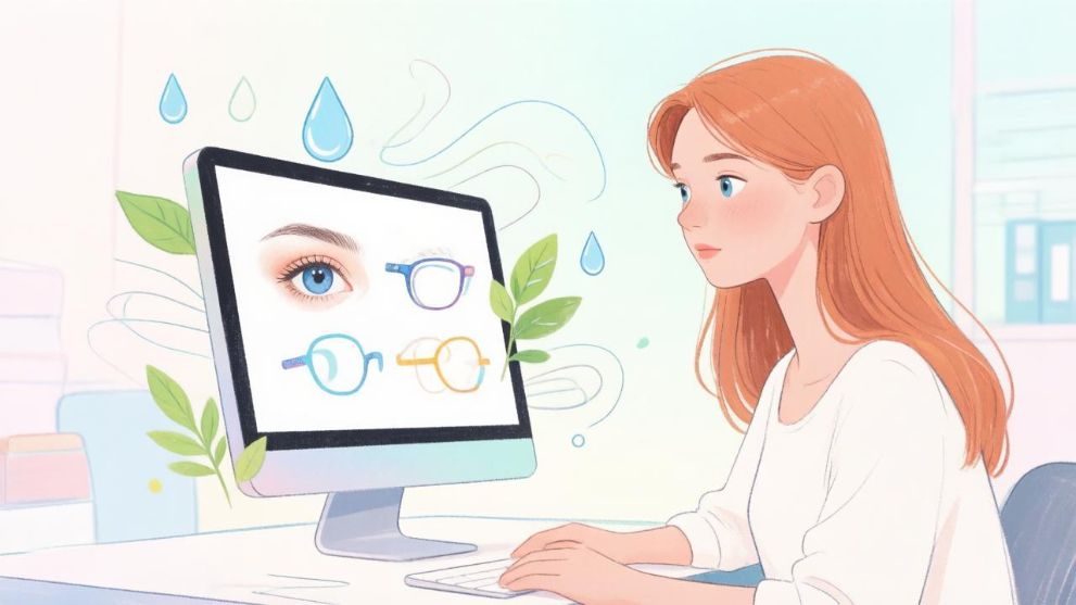 Как сохранить качество зрения при работе за монитором
