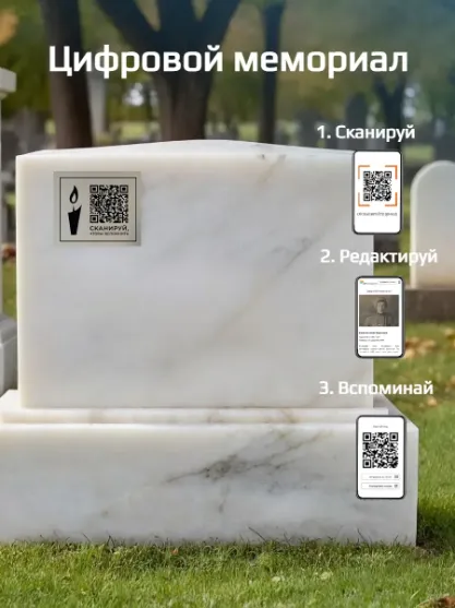 Динамический QR-код в наклейках памяти: цифровая вечность