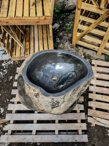 Напольные раковины из камня — монументальность и современность