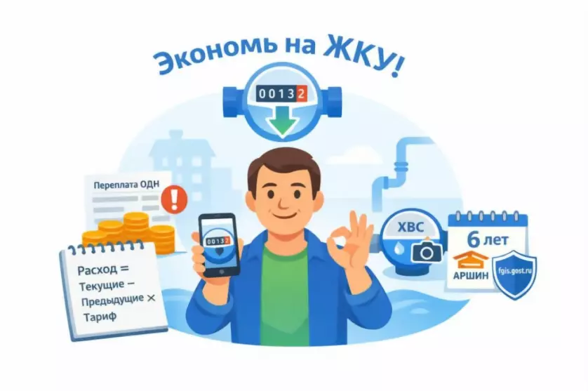 Как правильно посчитать по счётчику воду холодную — формула, показания, тарифы, поверка