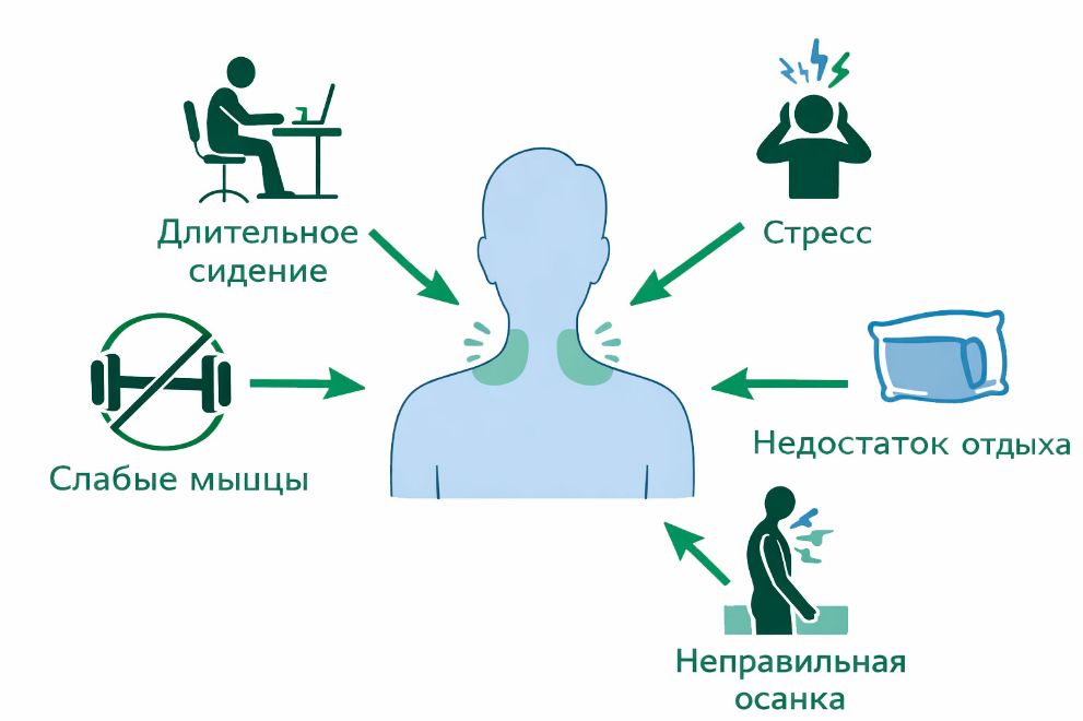 Упражнения для здоровой спины и шеи