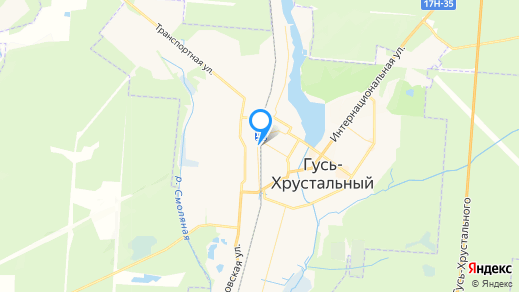 карта Гусь-Хрустальный