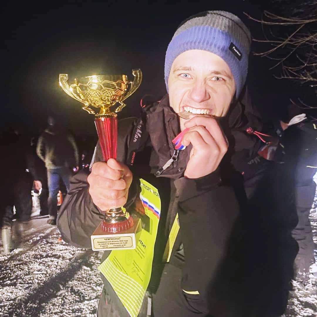 Гусевской спортсмен стал серебряным призером Чемпионата области по ловле рыбы на мормышку