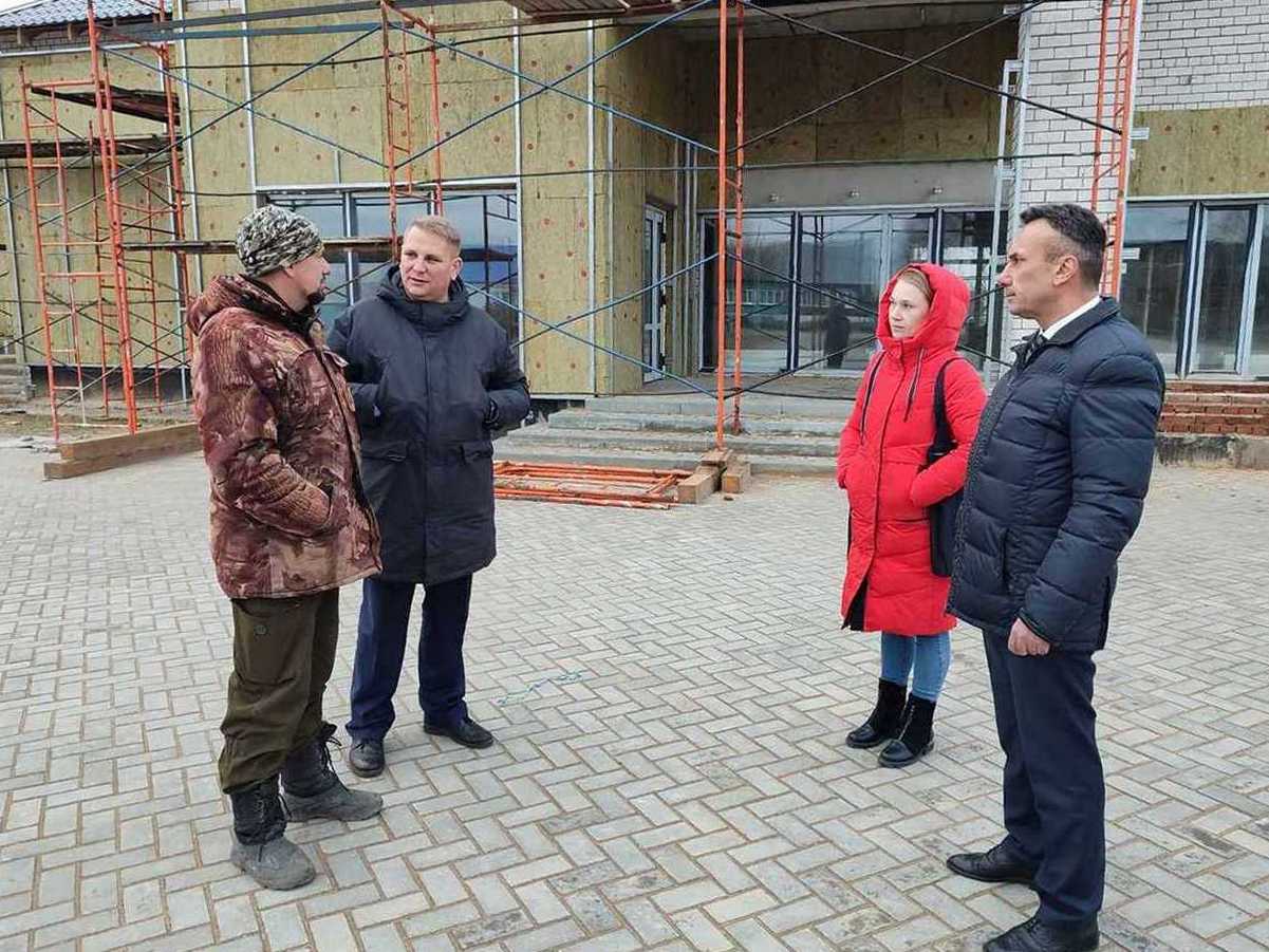 Строительство нового дома культуры в деревне Уляхино на контроле главы администрации Гусь-Хрустального района
