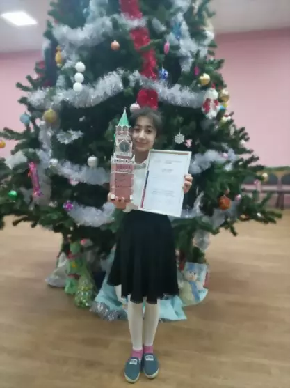 Ученица поселка Урше...