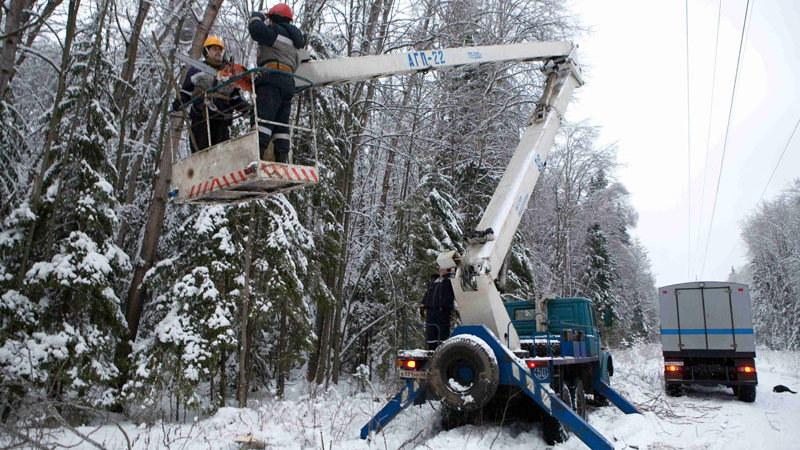 За 10 января во Владимирской области расчищено 2,8 гектара просек линий электропередачи