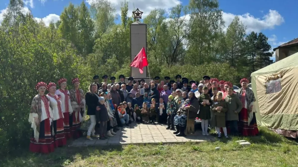 Праздник Победы в де...
