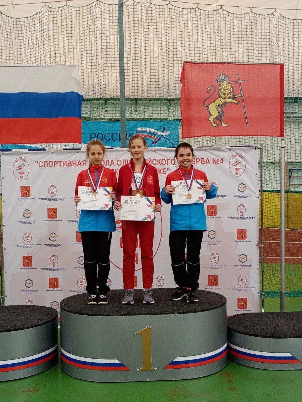 Наши спортсмены показали хорошие результаты на открытых соревнованиях по легкой атлетике во Владимире
