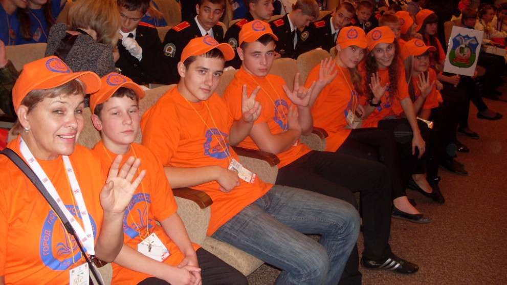 Победа юных гусевчан...