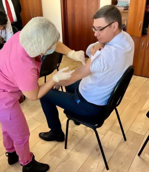 Вакцинация от гриппа...