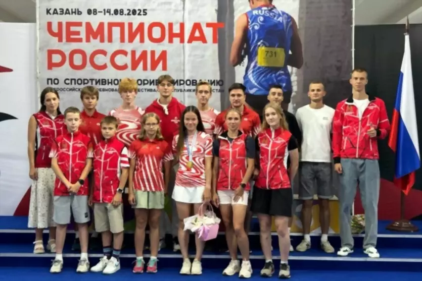 Юные ориентировщики...
