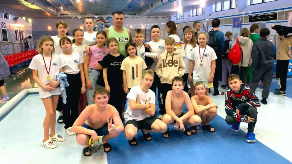 Десять медалей на об...