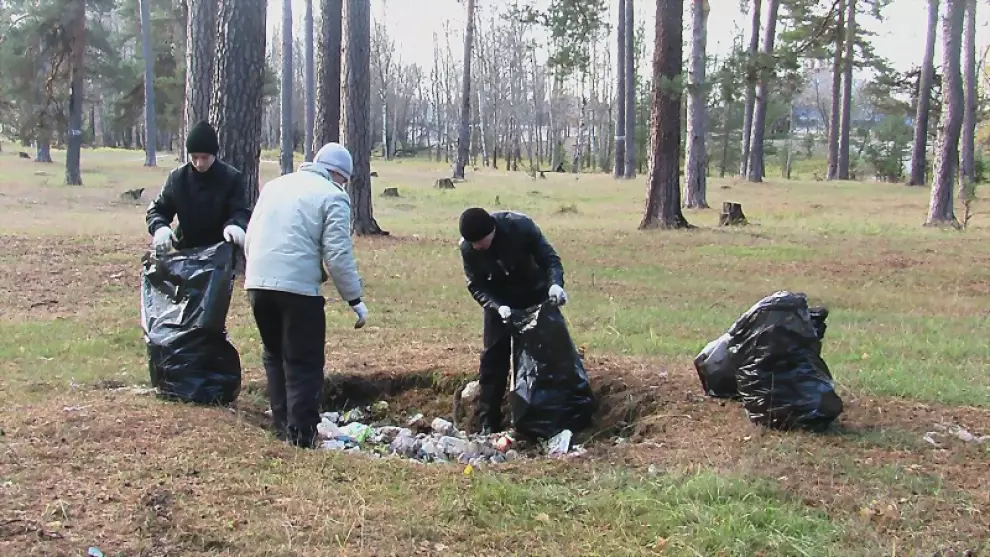 Субботник в Бариново...