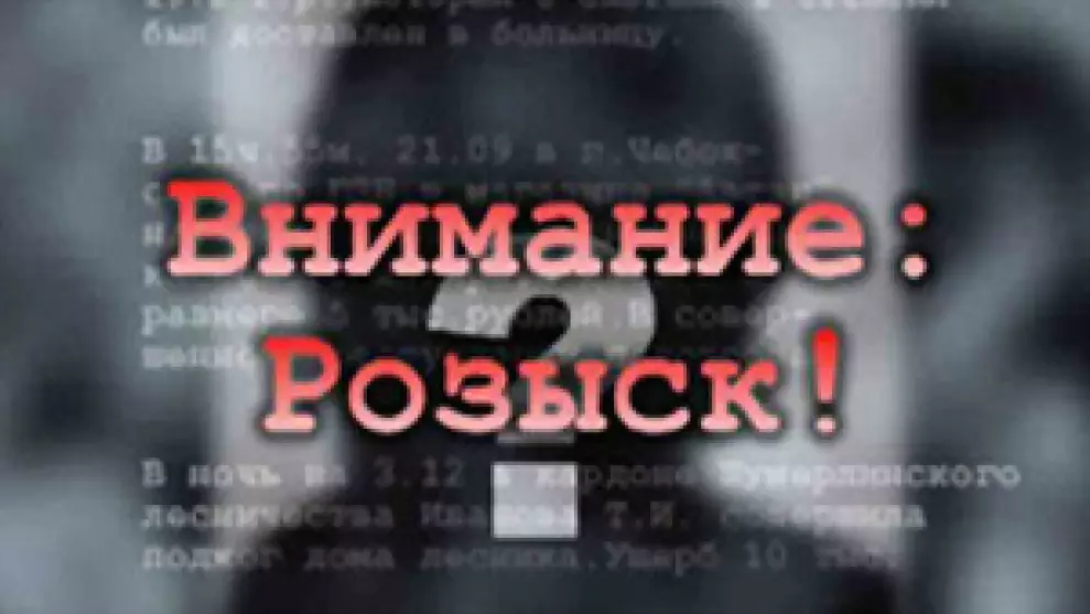 Внимание: Розыск!