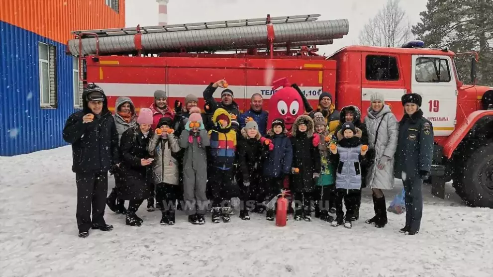 В пожарно-спасательн...