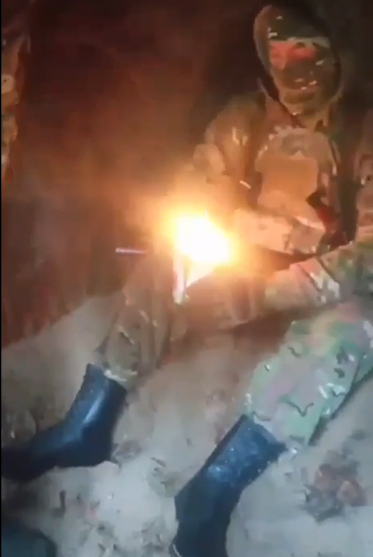 Бойцы с курского нап...