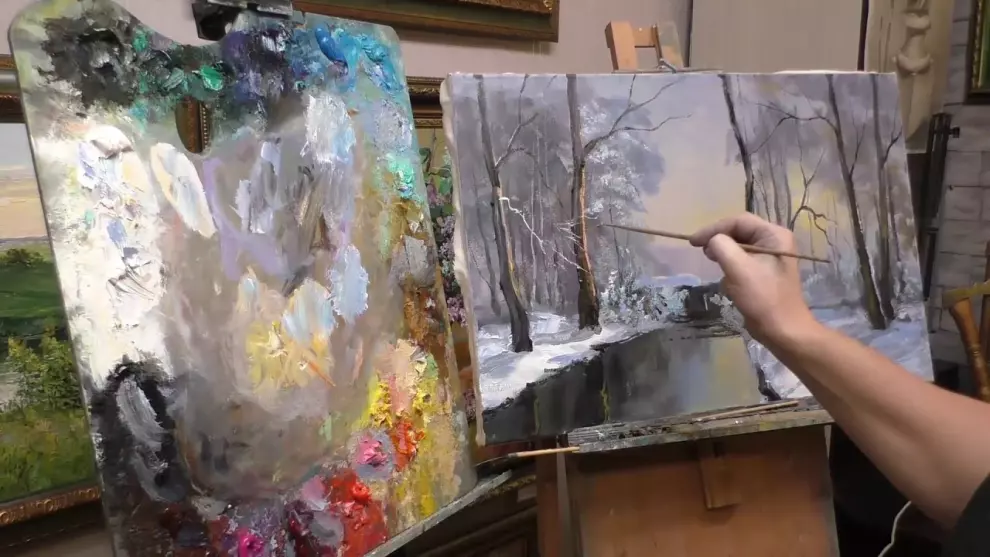 Мастер-класс по живописи для членов семей участников СВО