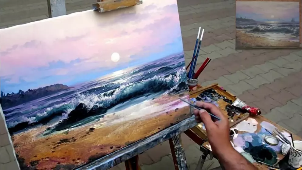 «Живопись для взрослых» мастер-класс по изобразительному искусству