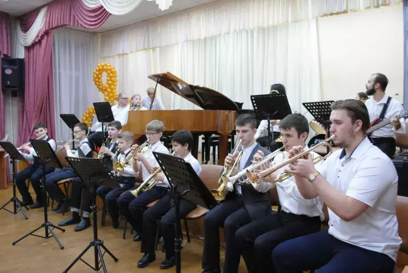 Отчетный концерт учащихся и преподавателей духового отделения